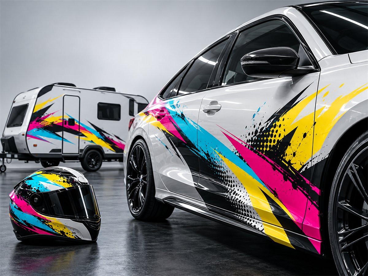 Adesivi personalizzati per auto, moto, camper e barche