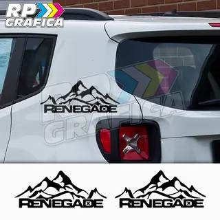 Adesivi Jeep Renegade Montagne Laterali