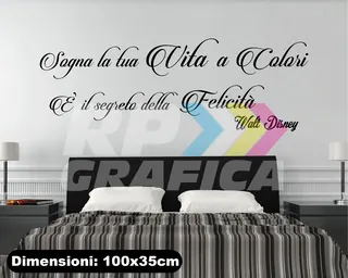 Adesivi Murali - Sogna la tua vita a colori