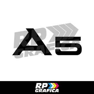 Adesivo Audi A5 Logo