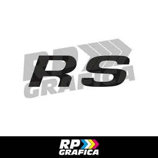 Adesivo Audi RS Logo