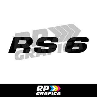 Adesivo Audi RS6 Logo