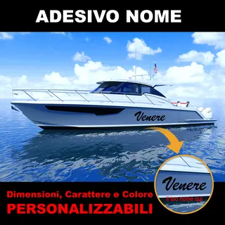 Adesivo Nome per Barche