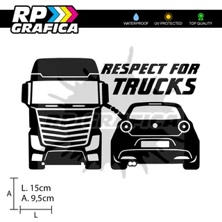Adesivo Respect for Trucks con Alfa Mito