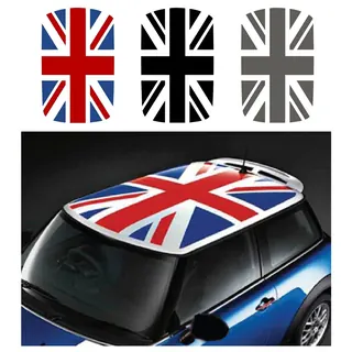 Adesivo Tetto Mini Cooper Bandiera Union Jack Tettuccio Regno Unito