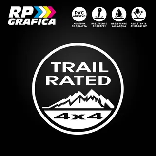 Adesivo Trail Rated 4x4