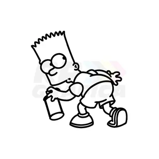 Bart Simpson con Bomboletta