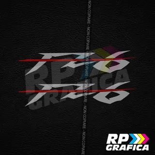 Coppia Adesivi Yamaha FZ6 Stickers Decal Bicolore