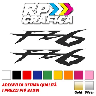 Coppia Adesivi Yamaha FZ6 Stickers Decal