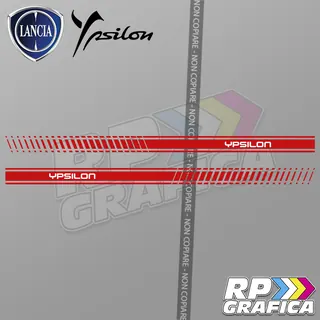 Fasce Strisce Laterali Adesive per Lancia Ypsilon
