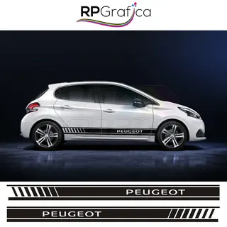 Fasce Strisce Laterali Adesive per Peugeot