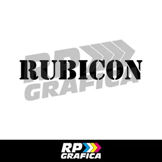 Jeep Rubicon Scritta mod.2