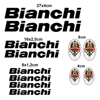 Kit 12 Adesivi per Bici BIANCHI Mountain Bike