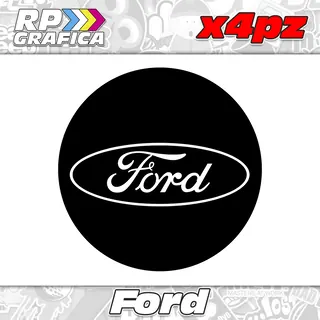 Kit 4 Adesivi Copri Mozzi Ford Personalizzati