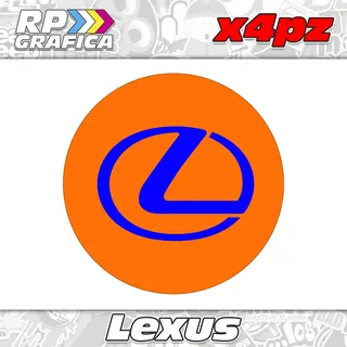 Kit 4 Adesivi Copri Mozzi Lexus Personalizzati