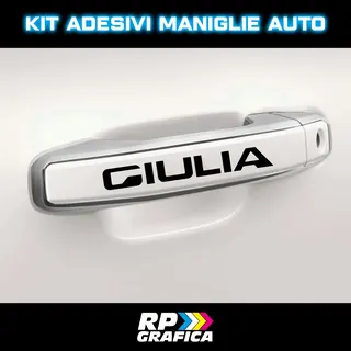 Kit Adesivi Giulia Maniglie Sportelli
