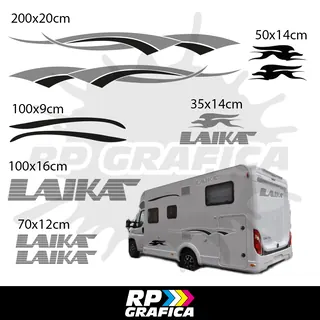 Kit Completo Adesivi Loghi Laika Camper