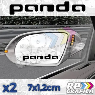 Scritta Panda Specchietti