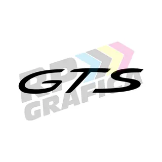 Scritta Porsche GTS