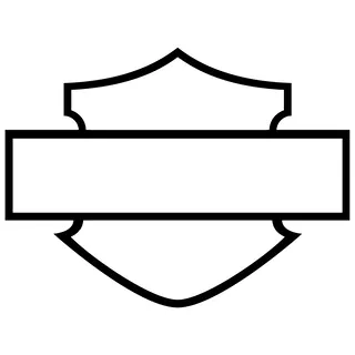 x2 Contorno Logo Harley Davidson