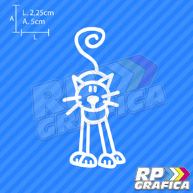 Gatto - Adesivi Famiglia