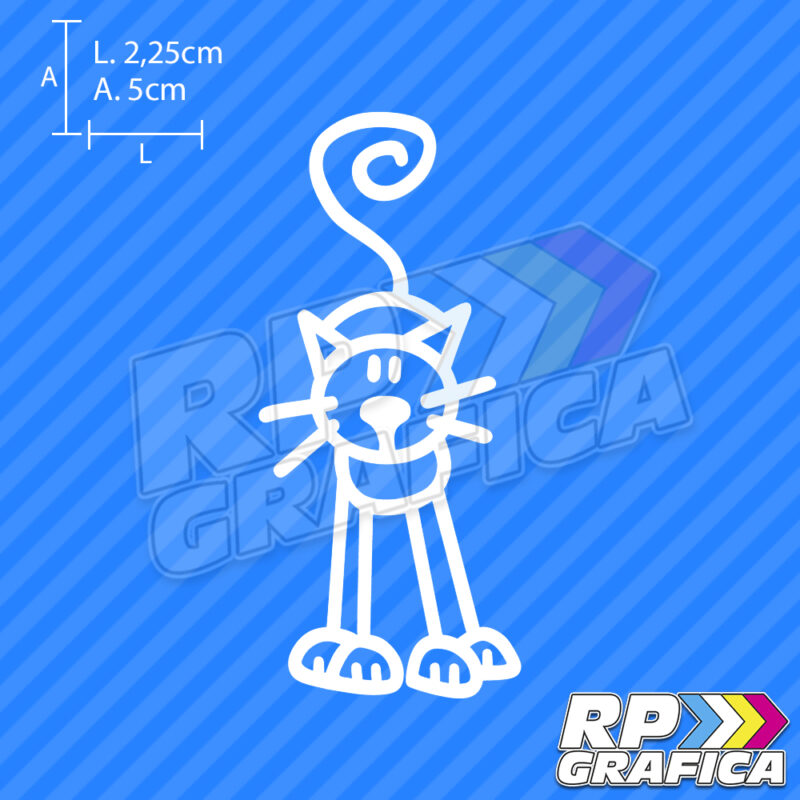 Gatto - Adesivi Famiglia