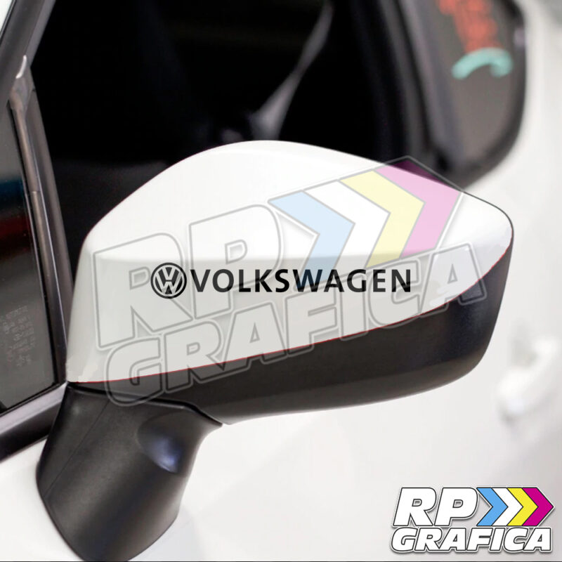 Scritta Volkswagen Specchietti