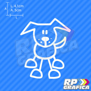 Cane felice - Adesivi Famiglia