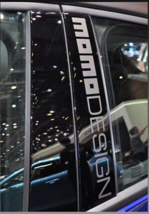 Coppia Adesivi MOMO DESIGN per Montanti Auto