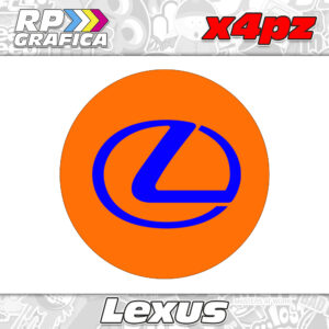 Kit 4 Adesivi Copri Mozzi Lexus Personalizzati