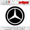 Kit 4 Adesivi Copri Mozzi Mercedes Personalizzati
