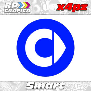 Kit 4 Adesivi Copri Mozzi Smart Personalizzati