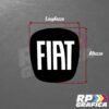 Adesivo Copri Logo Fiat
