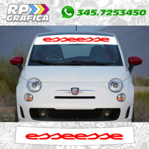 Fasce Parasole Esseesse Adesiva Fiat 500 Abarth 595
