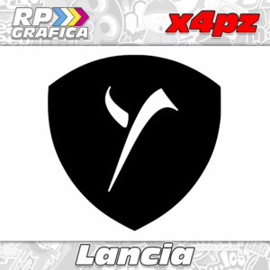 Kit 4 Adesivi Copri Mozzi Lancia Y Personalizzati mod.2