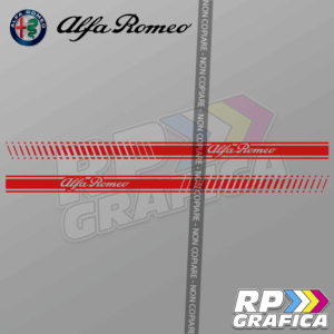 Fasce Strisce Laterali Adesive per Alfa Romeo