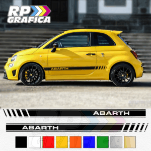 Fasce Laterali Adesive Fiat 500 Abarth fiancate