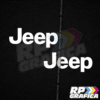 2 Adesivi JEEP 15cm