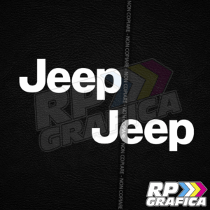 2 Adesivi JEEP 15cm
