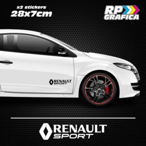 Adesivi Stickers Renault Sport per fiancate