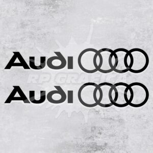 Adesivi Stickers Audi per fiancate