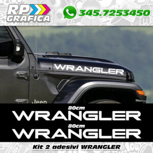 Kit 2 Adesivi Jeep Wrangler 4x4 Off Road