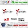 Coppia 2 Adesivi Lancia Y Ypsilon