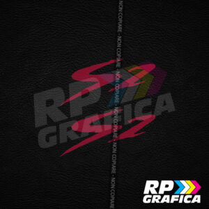 Coppia Adesivi Yamaha FZ6 S2 Logo Stickers Decal