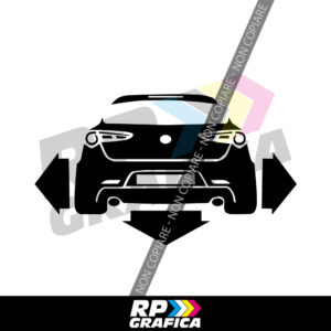 Adesivo Down&Out Alfa Giulietta