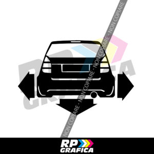 Adesivo Down&Out Citroen C2