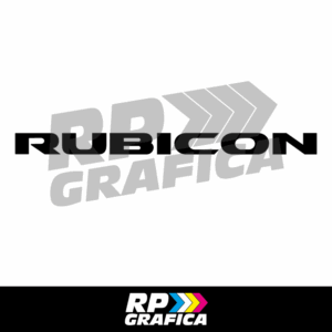 Jeep Rubicon Scritta