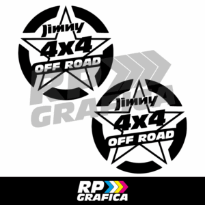 Kit 2 Adesivi Stella Suzuki Jimny 4x4 Off Road
