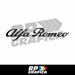 Alfa Romeo Logo Scritta