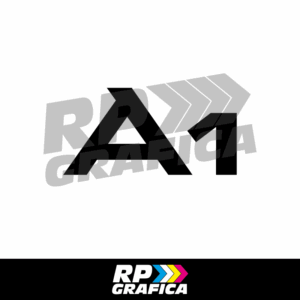 Adesivo Audi A1 Logo